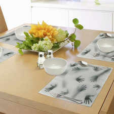 Ghost Alien Spirit Place Mats