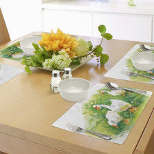 Goose Farm Lake Plants Place Mats