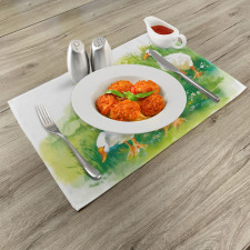 Goose Farm Lake Plants Place Mats