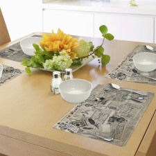 Old Fashion Design Place Mats