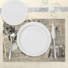 Old Fashion Design Place Mats