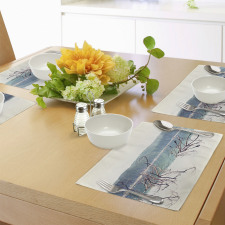 Fallen Tree in Beach Place Mats