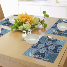 Floral Paisley Bohemic Place Mats