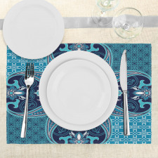 Floral Paisley Bohemic Place Mats