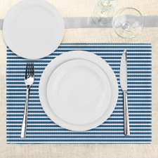 Rope Stripes Pattern Place Mats