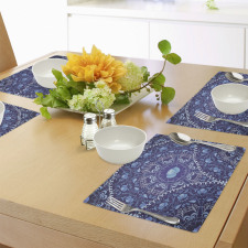 Oriental Circular Design Place Mats