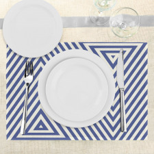 Triangle and Stripes Place Mats