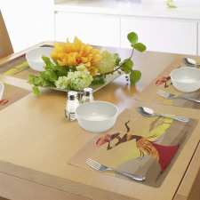 Desert Gulls Folkloric Place Mats