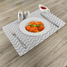 Zig Zag Chevron Motif Place Mats