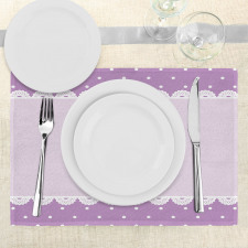 Old Lace Patterns Polka Place Mats