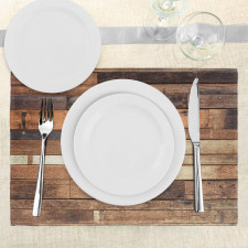 Brown Rustic Floor Look Place Mats