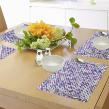 Purple Retro Place Mats