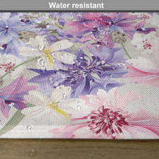 Pink Purple Flowers Place Mats