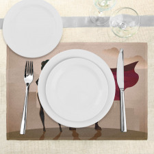 City Hero Hot Couple Place Mats