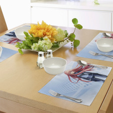 Digital Futuristic Style Place Mats