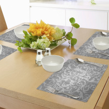 Victorian Leaf Flowers Place Mats