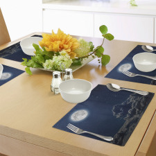 Moon and Stars Place Mats