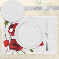 Flowers Petals and Buds Place Mats