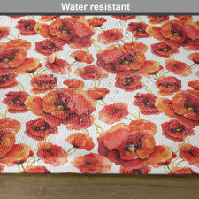 Red Poppy Flowers Place Mats