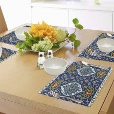 Oriental Tile Effects Place Mats