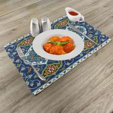 Oriental Tile Effects Place Mats