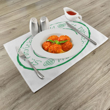 Irish Shamrock Place Mats