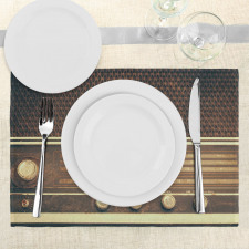 Retro 60s Music Style Place Mats