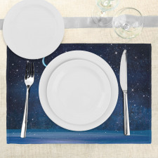 Winter Season Nighttime Place Mats