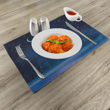 Winter Season Nighttime Place Mats