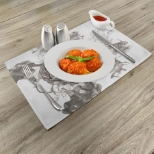 Designed Print Place Mats