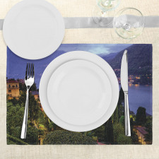 Village Aerial Scenery Place Mats