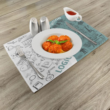 Music Logic Brain Art Place Mats