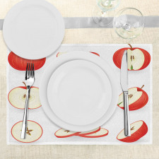 Juicy Fresh Fruits Nature Place Mats