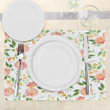 Flower Petals Blossoms Place Mats