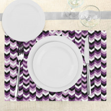 Zig Zag Retro Arrows Place Mats