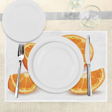 Health Orange Citrus Art Place Mats