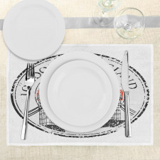 Flag Nostalgic National Place Mats