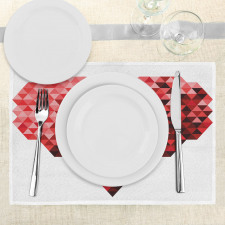 Future Modern Heart Place Mats