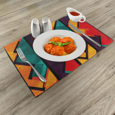 Geometric Modern Design Place Mats