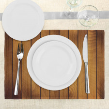 Wooden Plank Aged Timber Place Mats