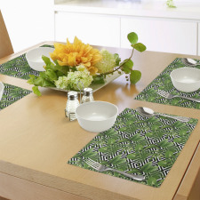 Modern Coconut Palm Place Mats