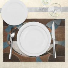 Grunge Vintage Rounds Place Mats