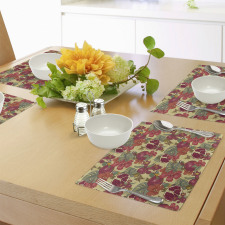 Exotic Wild Tropic Birds Place Mats