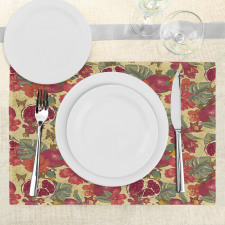 Exotic Wild Tropic Birds Place Mats