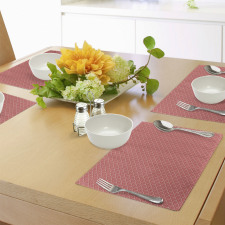 Chevron Lines Tiles Place Mats