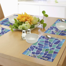 Mosaic Trippy Vivid Place Mats