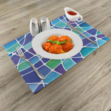 Mosaic Trippy Vivid Place Mats