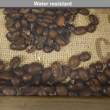 Coffee Beans Shaped Mug Place Mats