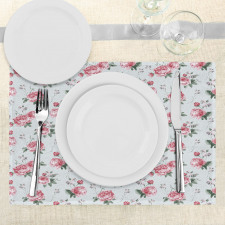 Spring Flowers Roses Place Mats