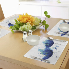 Floral Abstract Art Place Mats